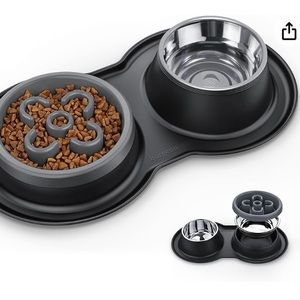 Dog bowls - slow feeder